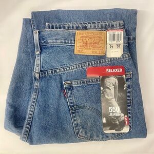 SOLD Vintage Levis 550 Men's 36x36 Relaxed Fit Straight Leg Denim made in 2002